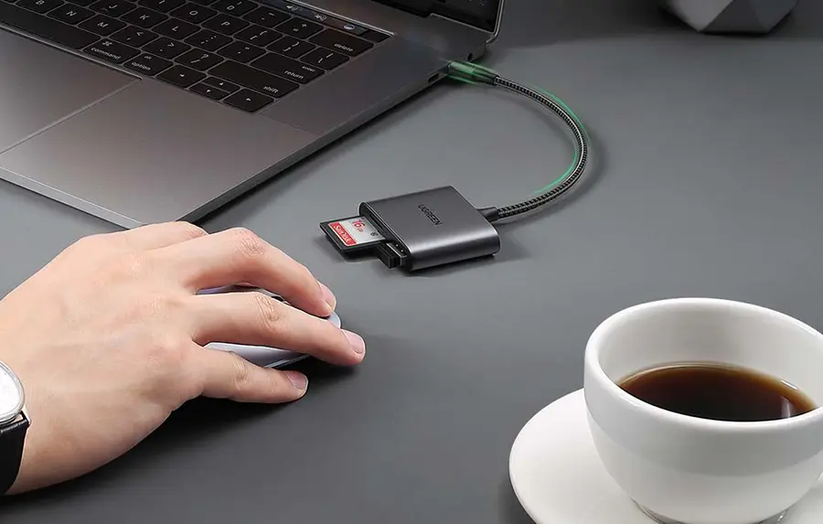 Czytnik kart SD, TF + USB Ugreen CM387 USB-C